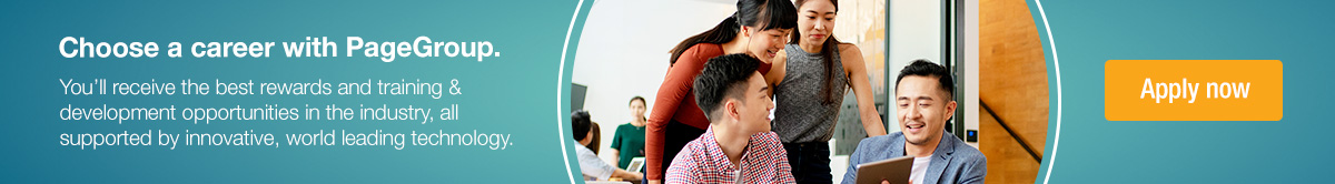 Choose a career with PageGroup, apply now